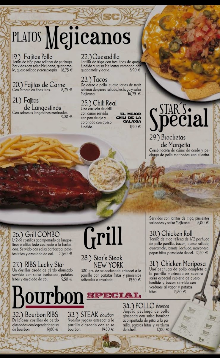 Menu Star's Cafe-1